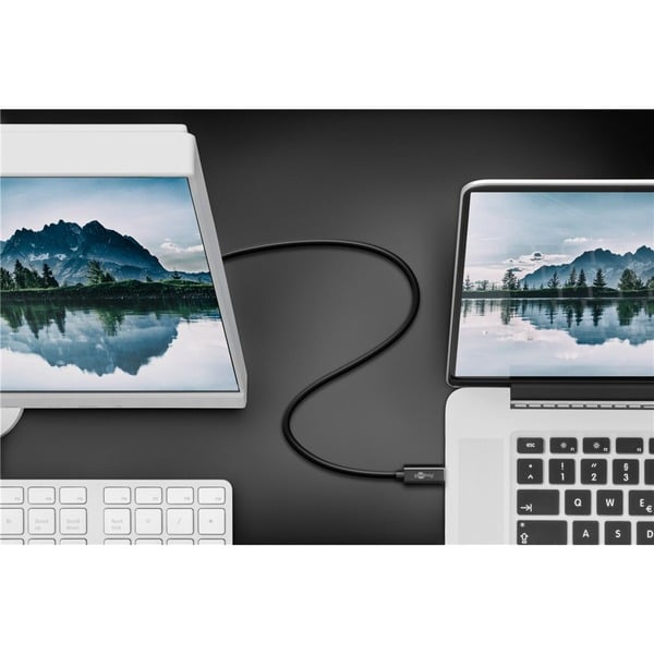 goobay USB Adapterkabel, USB-C Stecker > DisplayPort Stecker - goobay - vue 3