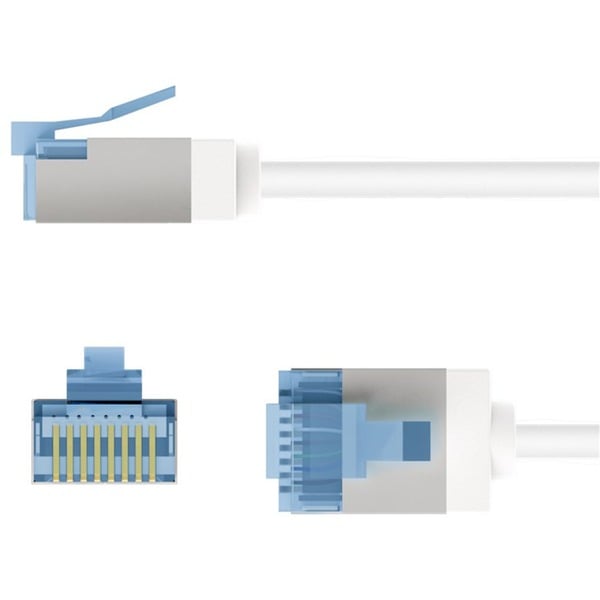 goobay Ultraflexibles Cat.6a Patchkabel slim, U/FTP - goobay - vue 4