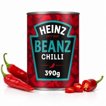 Heinz Beans Fiery Chilli 390 Gr x 12