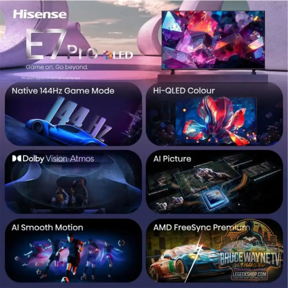 Hisense 50E7S PRO Hi-QLED-Fernseher - Hisense - vue 10