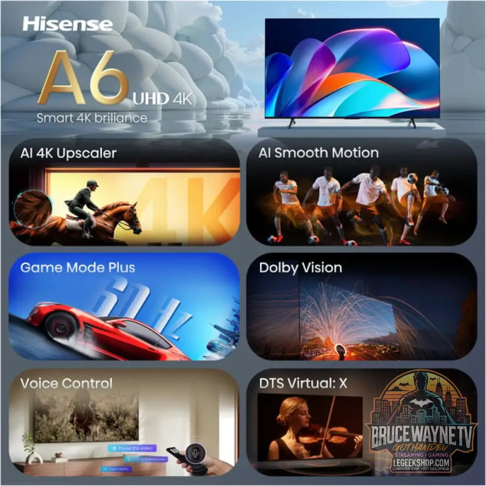 Hisense 55A6S, LED-Fernseher - Hisense - vue 10