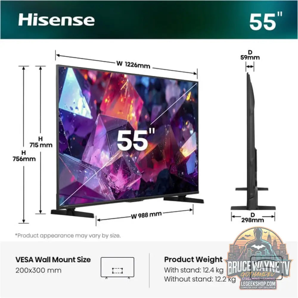 Hisense 55E7S PRO Hi-QLED-Fernseher - Hisense - vue 6