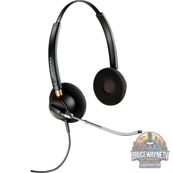 HP Poly EncorePro 520V Binaurales Headset + Quick Disconnect noir, Röhrenmikrofon - HP