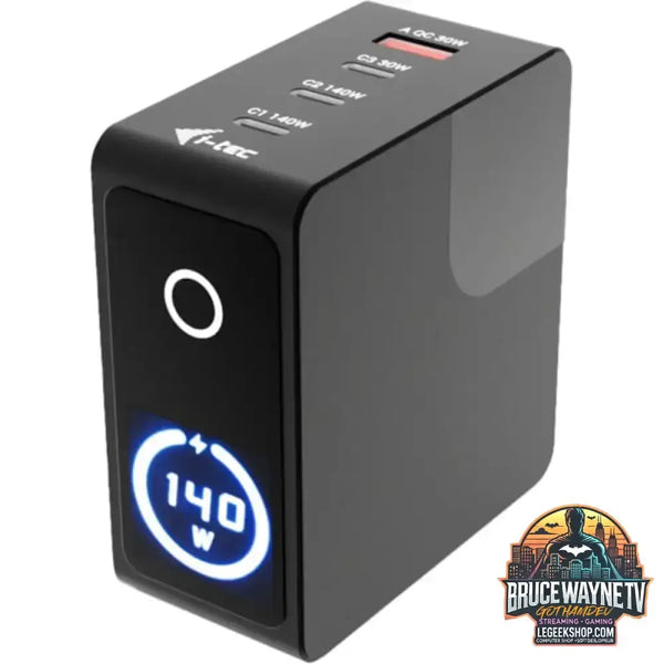 i-tec 140W Intelligent Multiport USB Charger, Ladegerät schwarz - Stromquelle: Steckdose