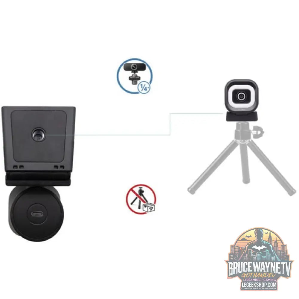 i-tec SOLOMON 700 STREAM 4K, webcam - i-tec - vue 4