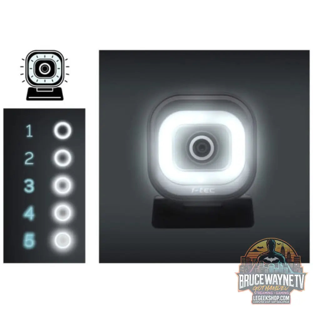 i-tec SOLOMON 700 STREAM 4K, webcam - i-tec - vue 7