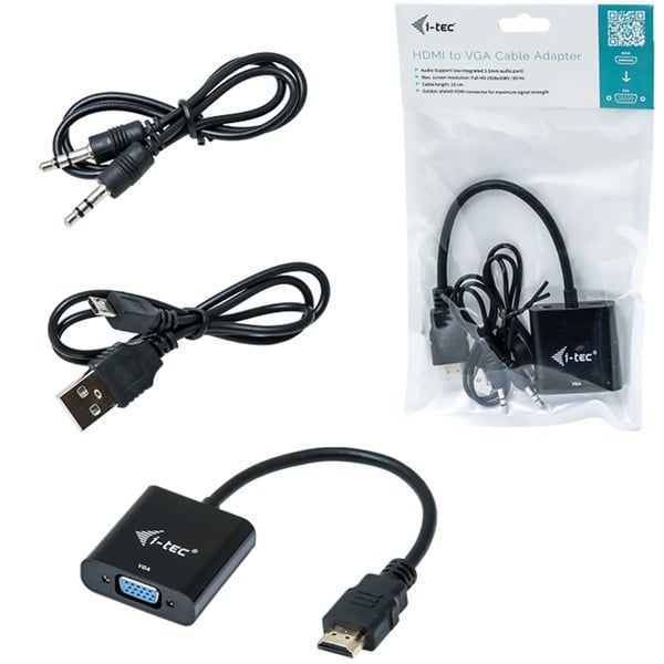 i-tec Adapter HDMI > VGA 1.080p / 60Hz - i-tec - vue 3