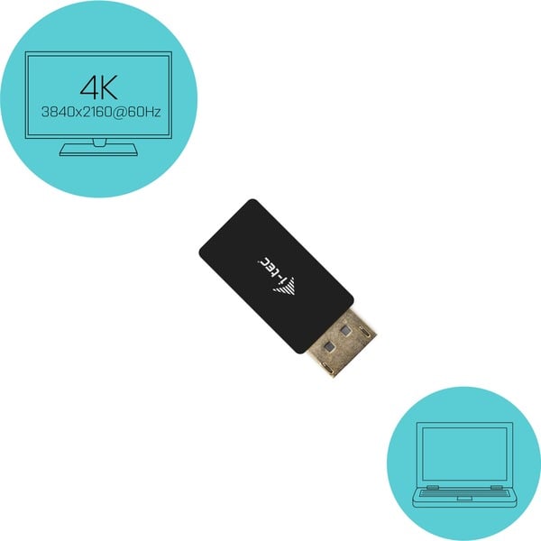 i-tec DisplayPort > HDMI Adapter 4K/60Hz - i-tec - vue 3