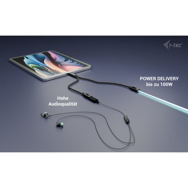 i-tec USB-C câble Splitter Audio/Daten, Adapter - i-tec - vue 7