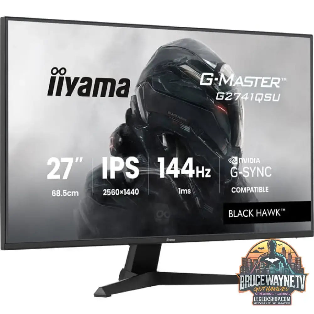 iiyama G-Master G2741QSU-B1 Black Hawk 27" QHD/WQHD IPS 144 Hz - iiyama - vue 3