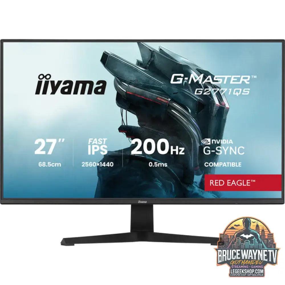 iiyama G-Master G2771QS-B1 Red Eagle 27" QHD/WQHD IPS 200 Hz - iiyama - vue 2
