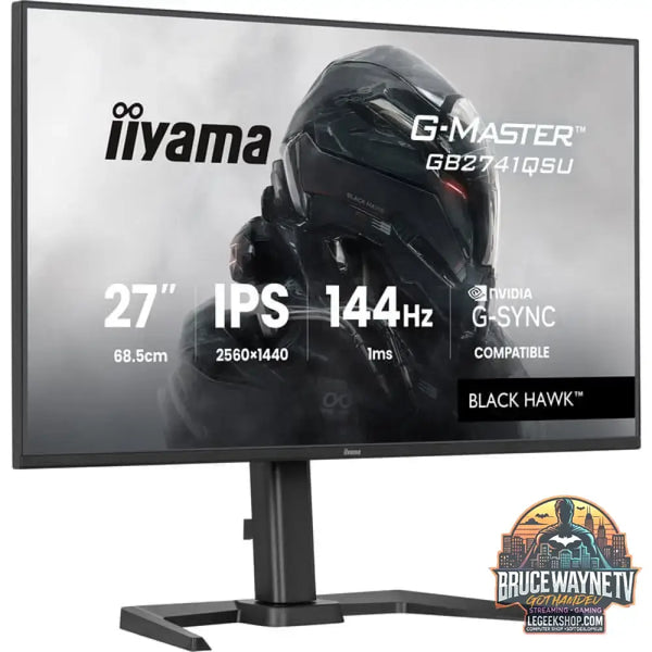 iiyama G-Master GB2741QSU-B1 Black Hawk 27" QHD/WQHD IPS 144 Hz - iiyama