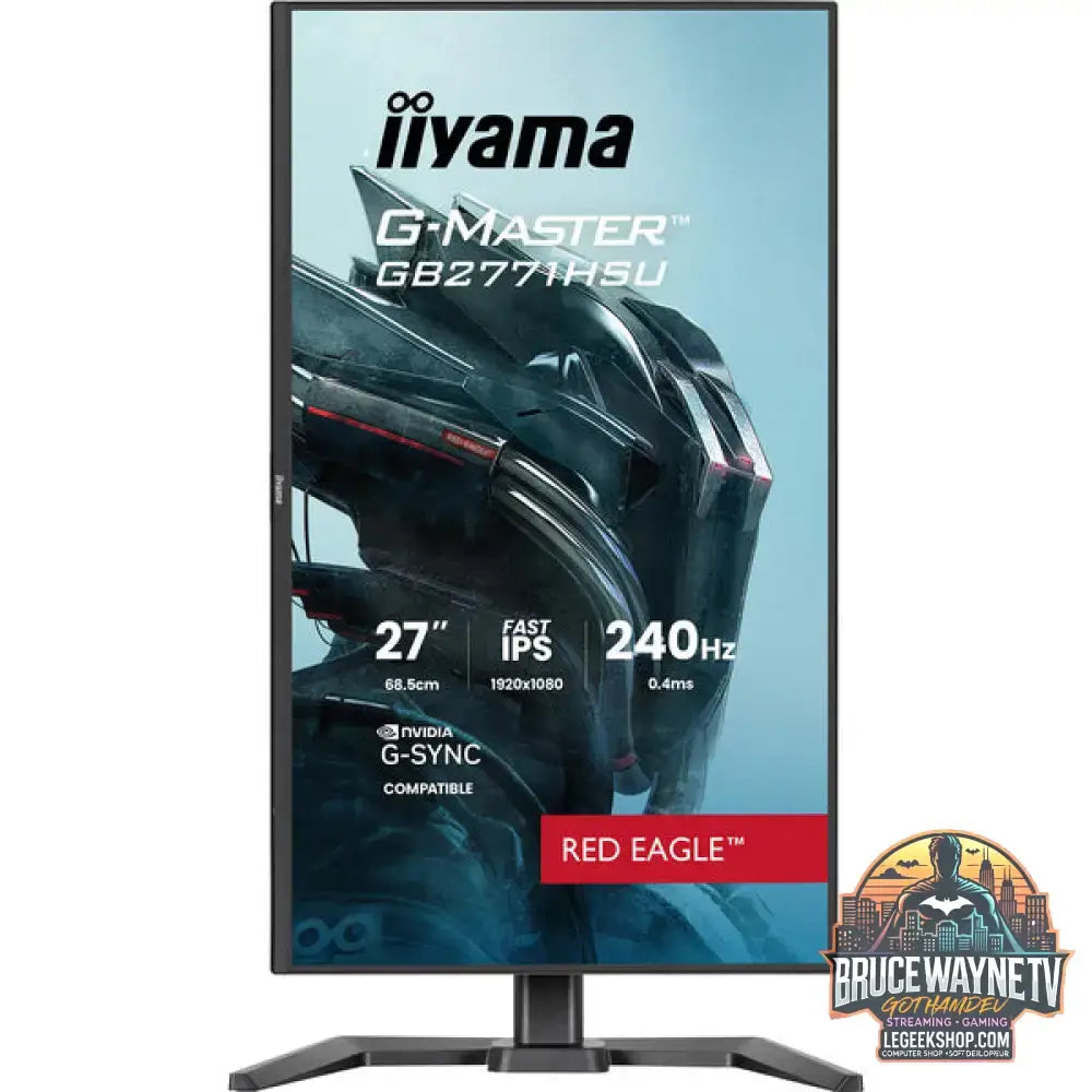 iiyama G-Master GB2771HSU-B1 Red Eagle 27" Full HD IPS 240 Hz - iiyama - vue 3