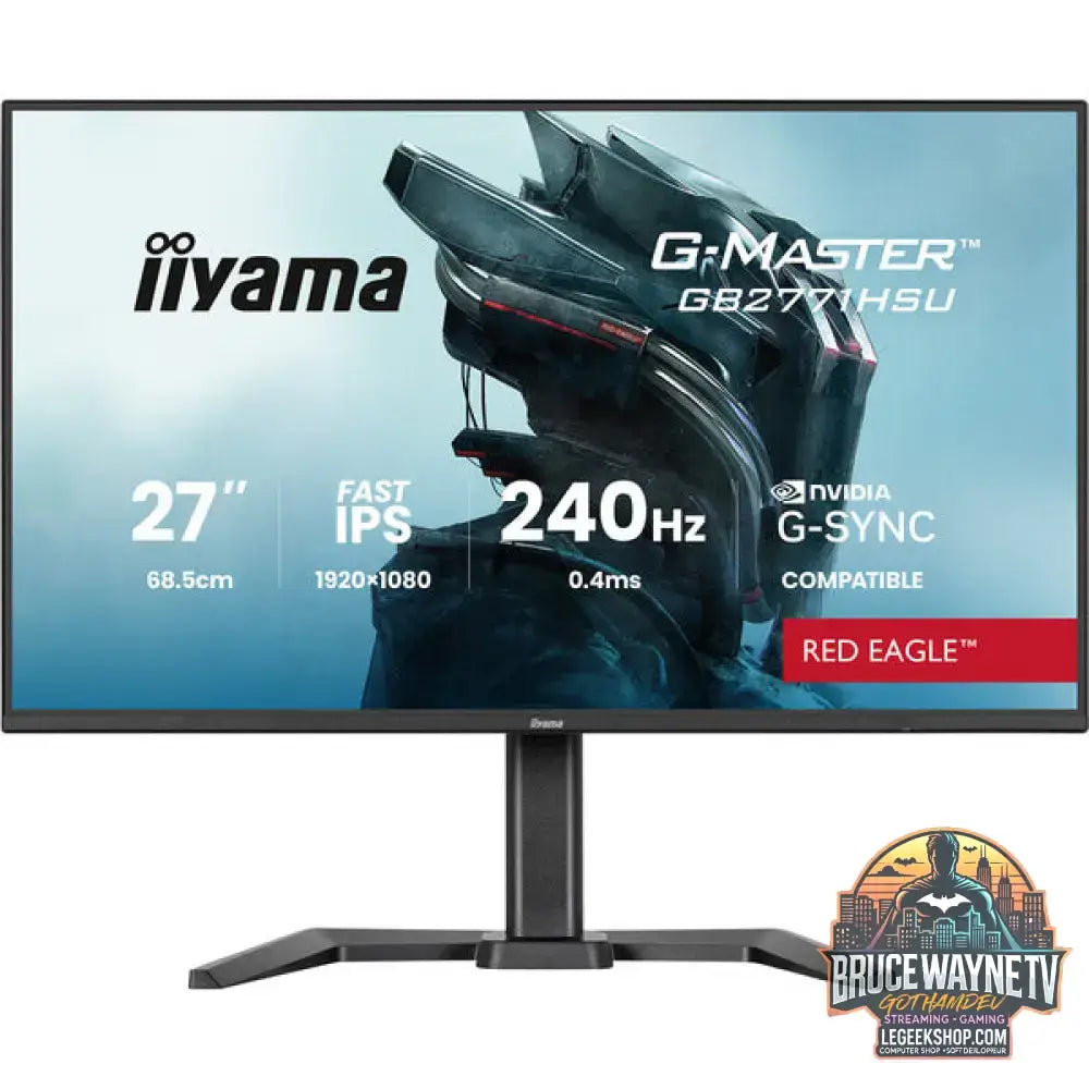 iiyama G-Master GB2771HSU-B1 Red Eagle 27" Full HD IPS 240 Hz - iiyama - vue 2