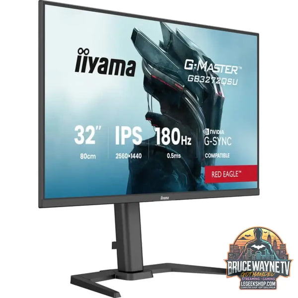 iiyama G-Master GB3272QSU-B1 Red Eagle 31,5" QHD/WQHD IPS 180 Hz - iiyama