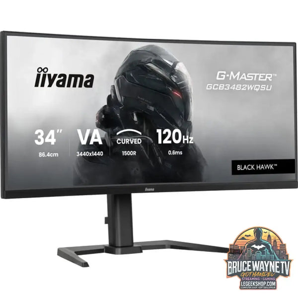iiyama G-Master GCB3482WQSU-B1 BLACK HAWK 34" QHD/WQHD VA 120 Hz - iiyama