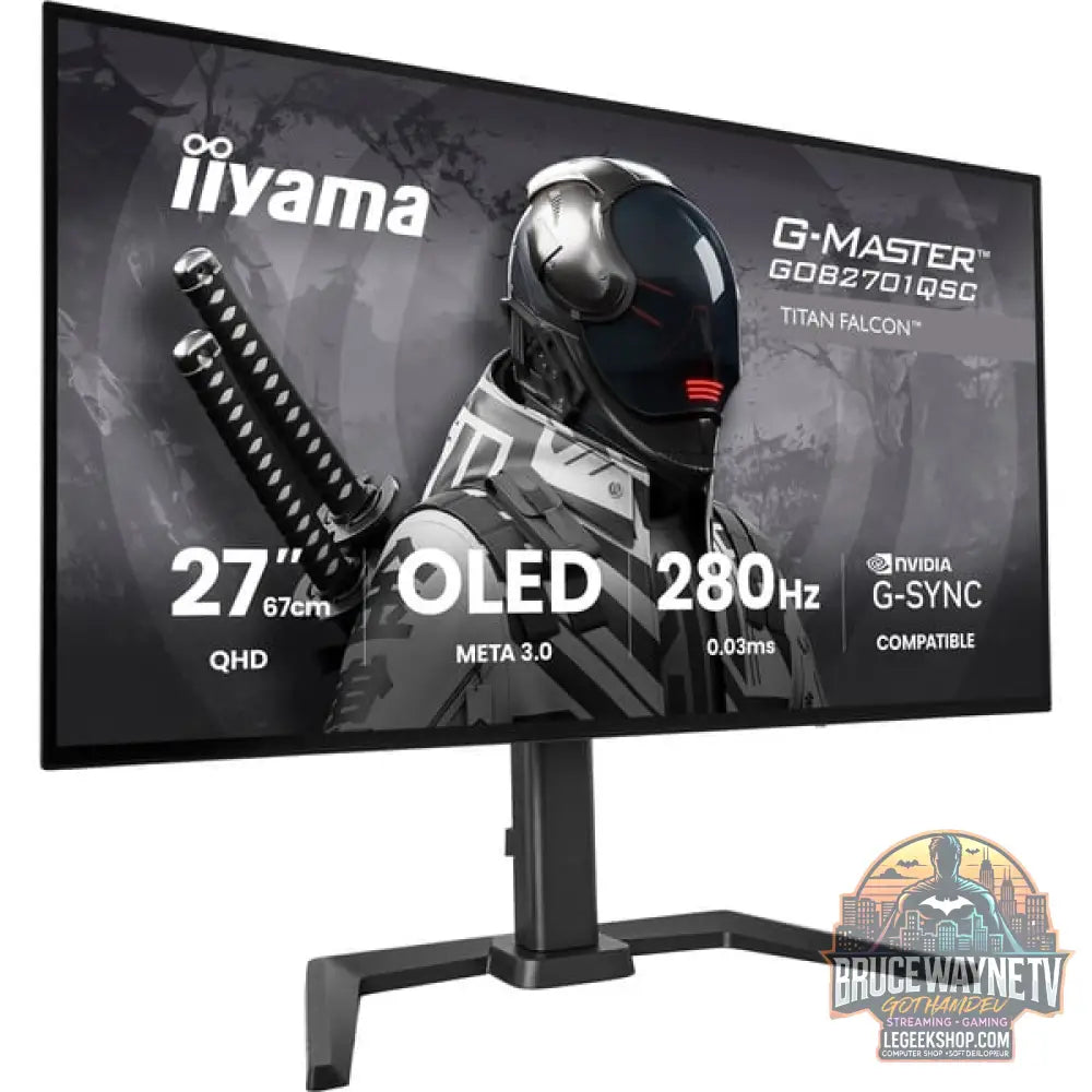 iiyama G-Master GOB2701QSC-B1 OLED, Gaming-Monitor - vue 8