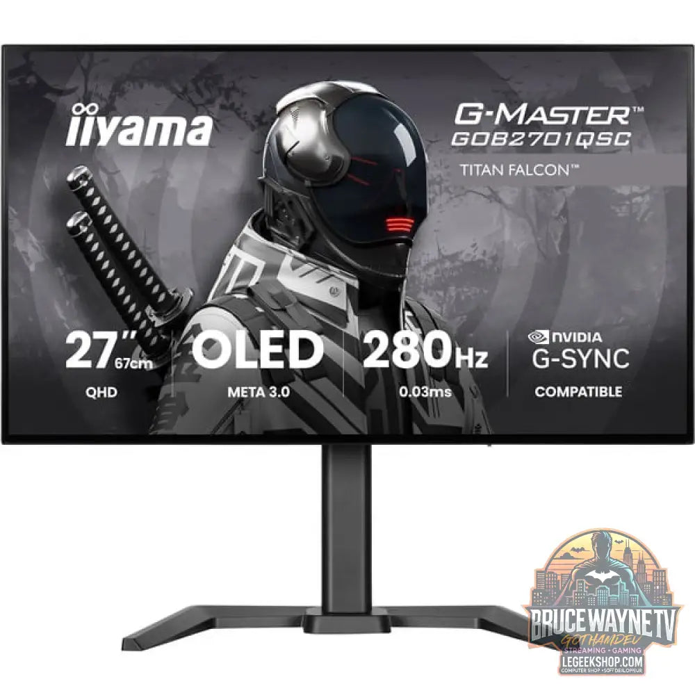 iiyama G-Master GOB2701QSC-B1 OLED, Gaming-Monitor - vue 2