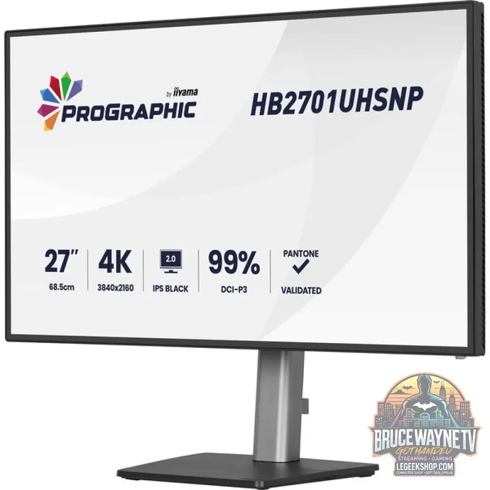 iiyama ProGraphic HB2701UHSNP-B1 27" 3840 × 2160 px IPS 60 Hz - iiyama - vue 4
