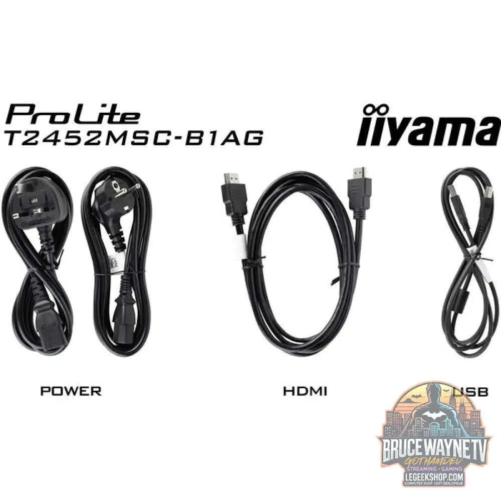 iiyama ProLite T2452MSC-B2AG 24" Full HD IPS 120 Hz - iiyama - vue 18