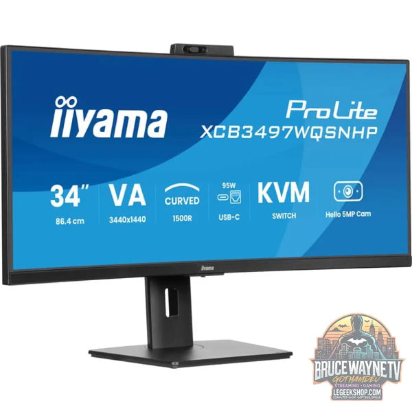 iiyama ProLite XCB3497WQSNPH-B1 34" QHD/WQHD VA 120 Hz - iiyama