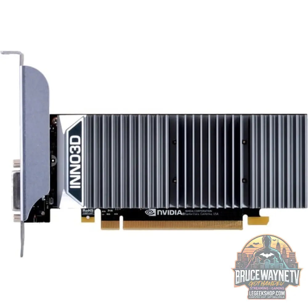 INNO3D GeForce GT 1030 0dB, Grafikkarte passiv gekühlt, HDMI, DVI-D - INNO3D - vue 2