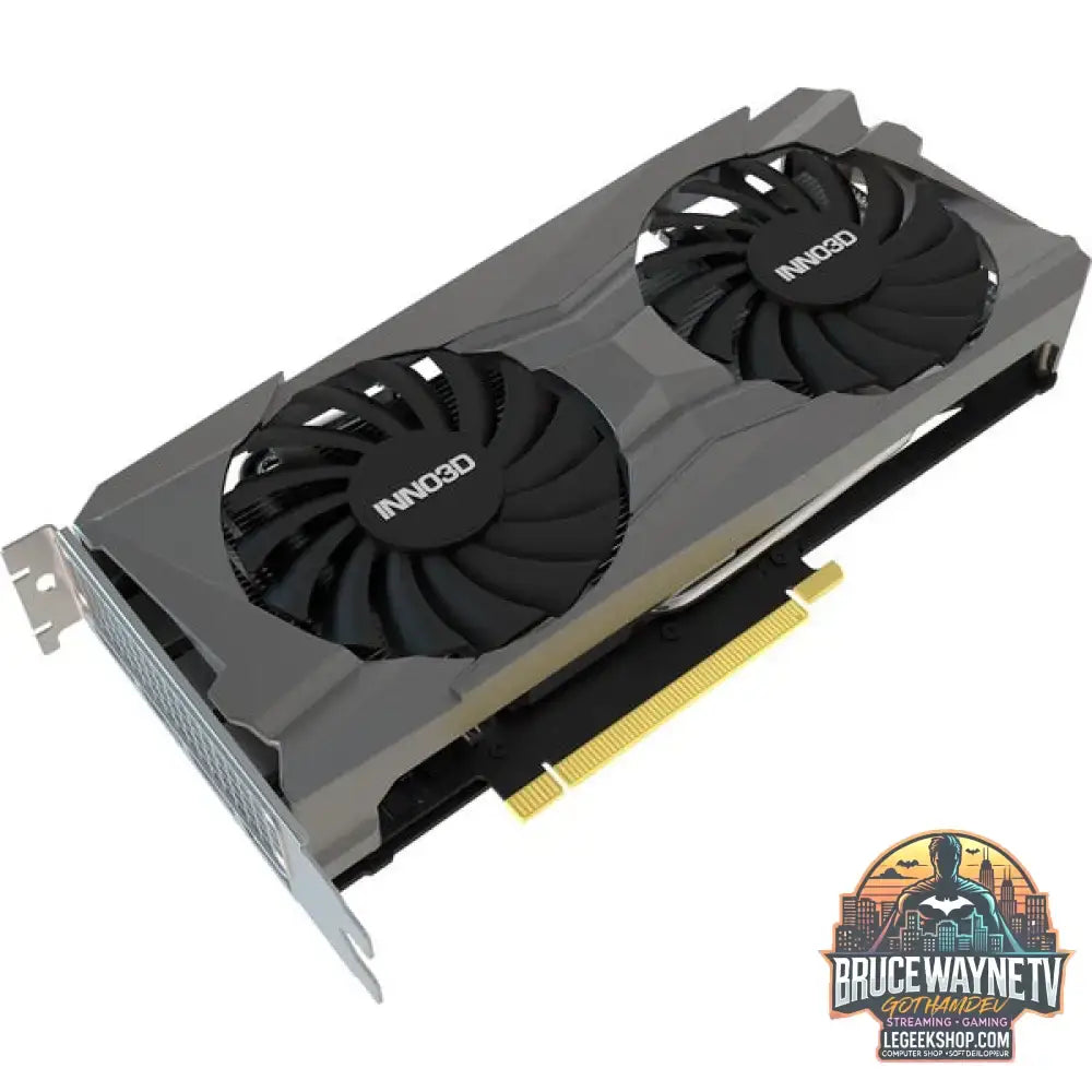 INNO3D GeForce RTX 3050 TWIN X2, Grafikkarte Lite Hash Rate, 1x DisplayPort, 1x HDMI 2.1 - INNO3D - vue 3