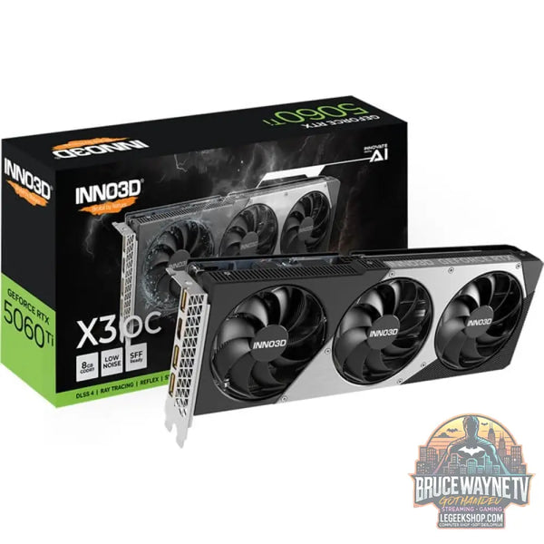 INNO3D GeForce RTX 5060 Ti TWIN X3 OC 8GB, Grafikkarte DLSS 4, 3x DisplayPort, 1x HDMI 2.1 - INNO3D