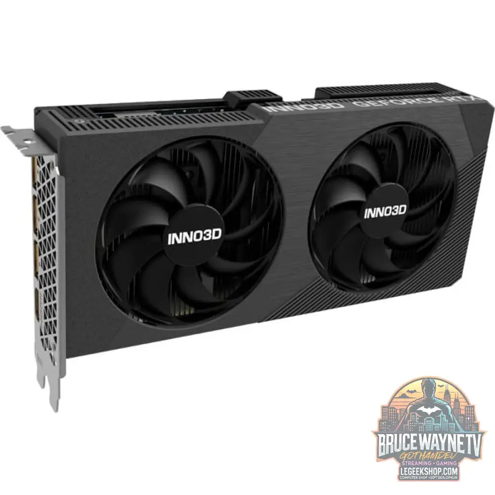 INNO3D GeForce RTX 5060 TWIN X2 OC V2, Grafikkarte DLSS 4, 3x DisplayPort, 1x HDMI 2.1 - INNO3D - vue 2