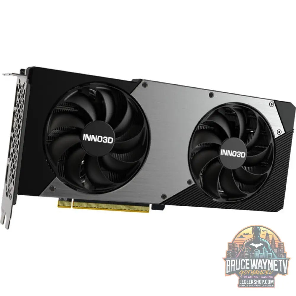 INNO3D GeForce RTX 5070 TWIN X2, Grafikkarte DLSS 4, 3x DisplayPort, 1x HDMI 2.1 - INNO3D - vue 8