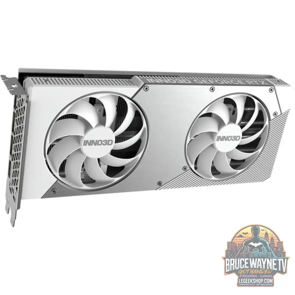 INNO3D GeForce RTX 5070 TWIN X2 OC white, Grafikkarte blanc, DLSS 4, 3x DisplayPort, 1x HDMI 2.1 - INNO3D - vue 2