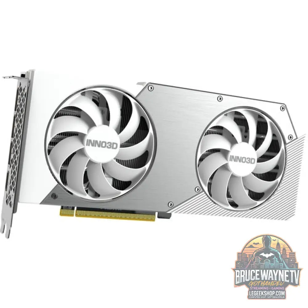 INNO3D GeForce RTX 5070 TWIN X2 OC white, Grafikkarte blanc, DLSS 4, 3x DisplayPort, 1x HDMI 2.1 - INNO3D - vue 7