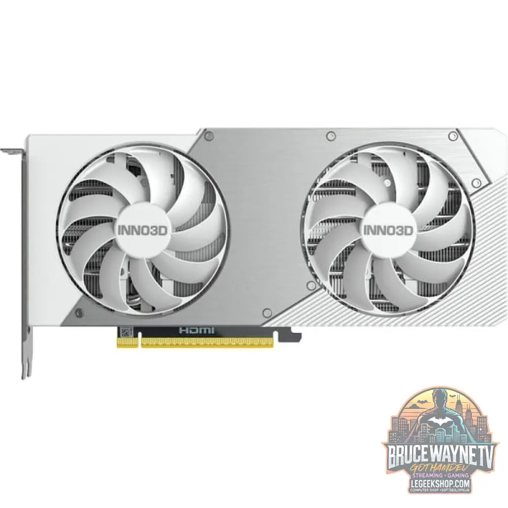 INNO3D GeForce RTX 5070 TWIN X2 OC white, Grafikkarte blanc, DLSS 4, 3x DisplayPort, 1x HDMI 2.1 - INNO3D - vue 11