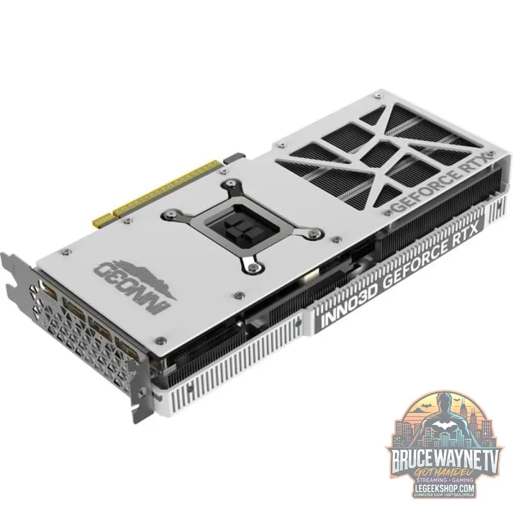 INNO3D GeForce RTX 5070 TWIN X2 OC white, Grafikkarte blanc, DLSS 4, 3x DisplayPort, 1x HDMI 2.1 - INNO3D - vue 13