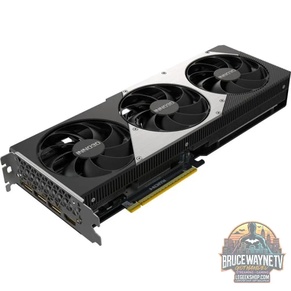 INNO3D GeForce RTX 5070 X3 OC, Grafikkarte DLSS 4, 3x DisplayPort, 1x HDMI 2.1 - INNO3D - vue 6