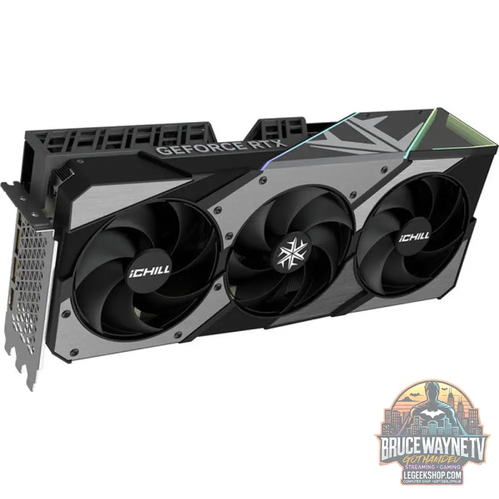 INNO3D GeForce RTX 5080 ICHILL X3 V2, Grafikkarte DLSS 4, 3x DisplayPort, 1x HDMI 2.1 - INNO3D - vue 2