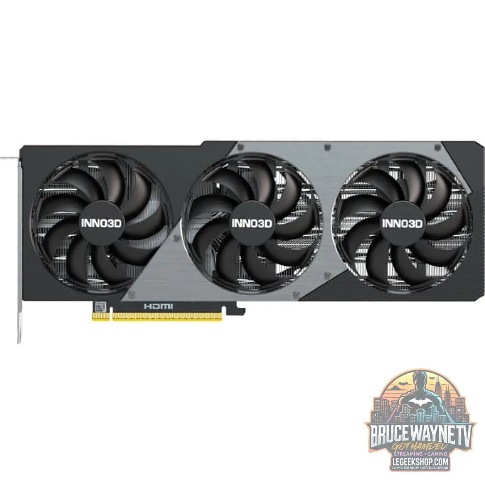 INNO3D GeForce RTX 5080 X3, Grafikkarte DLSS 4, 3x DisplayPort, 1x HDMI 2.1 - INNO3D - vue 3