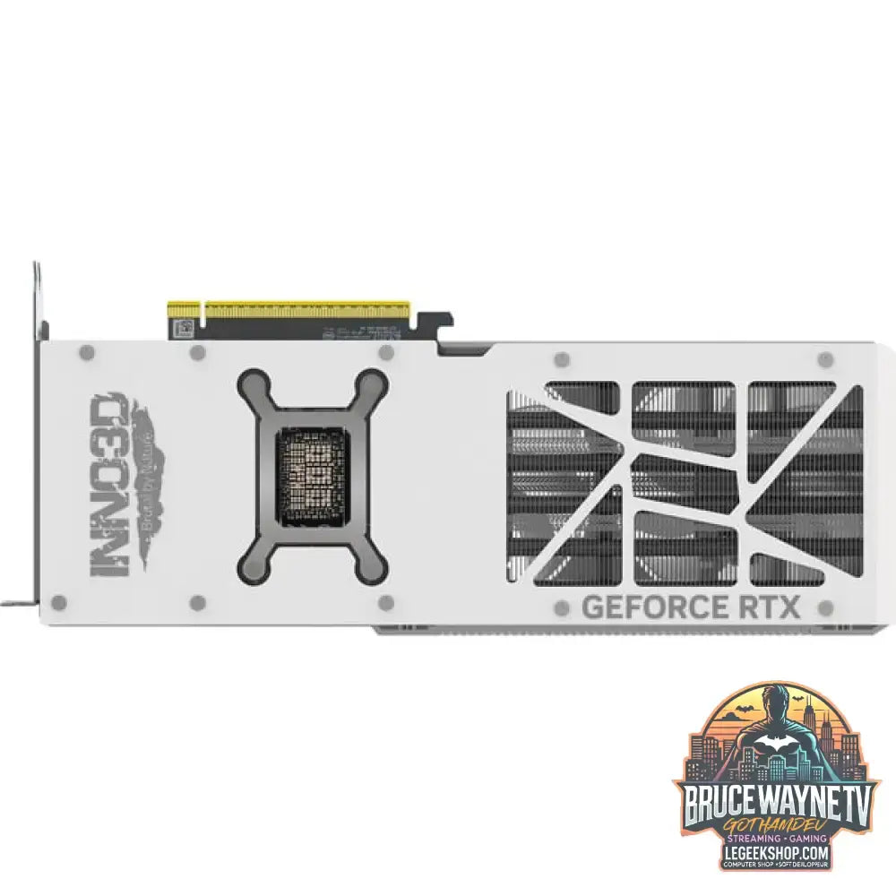 INNO3D GeForce RTX 5080 X3 OC WHITE, Grafikkarte blanc, DLSS 4, 3x DisplayPort, 1x HDMI 2.1 - INNO3D - vue 11