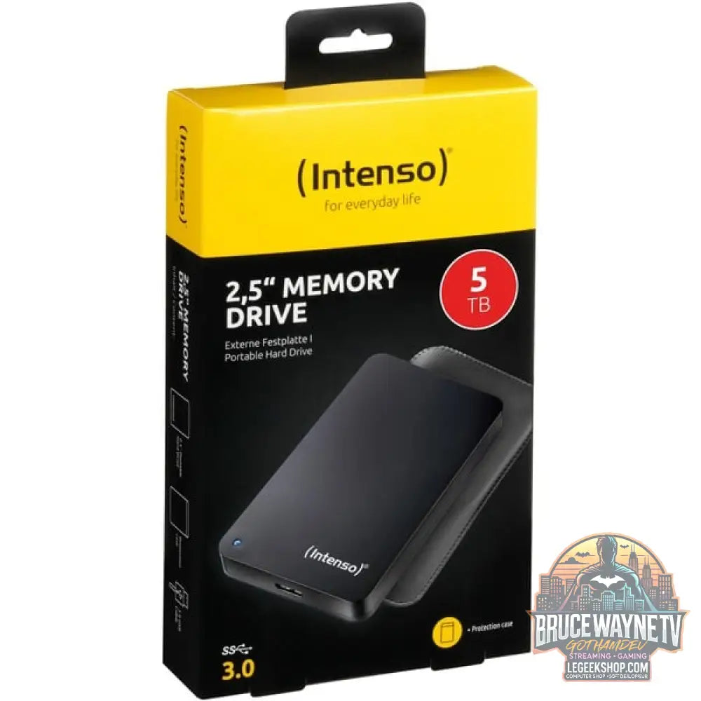 Intenso 2,5" Memory Drive 5 TB, Externe Festplatte noir, Micro-USB-B 3.2 Gen 1 (5 Gbit/s) - Intenso - vue 6