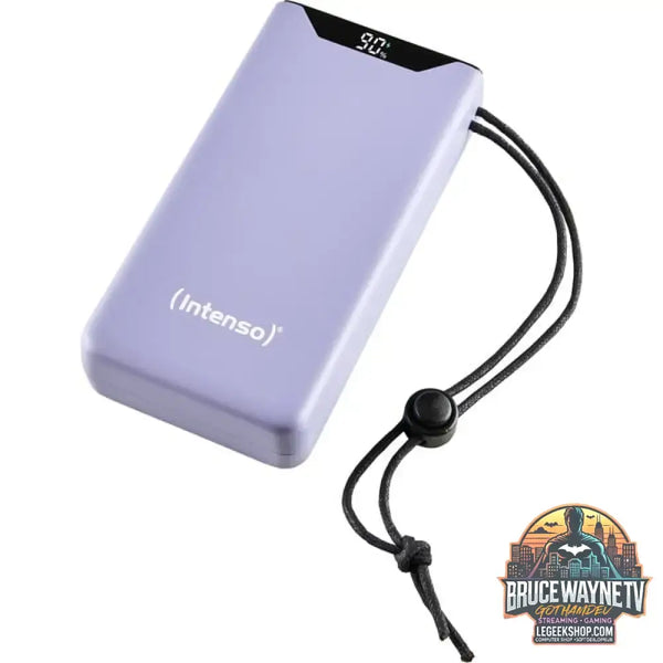 Intenso Powerbank F20000 Purple lila, 20.000 mAh, PD 3.0, Quick Charge 3.0 - Stromquelle: Steckdose, USB-C