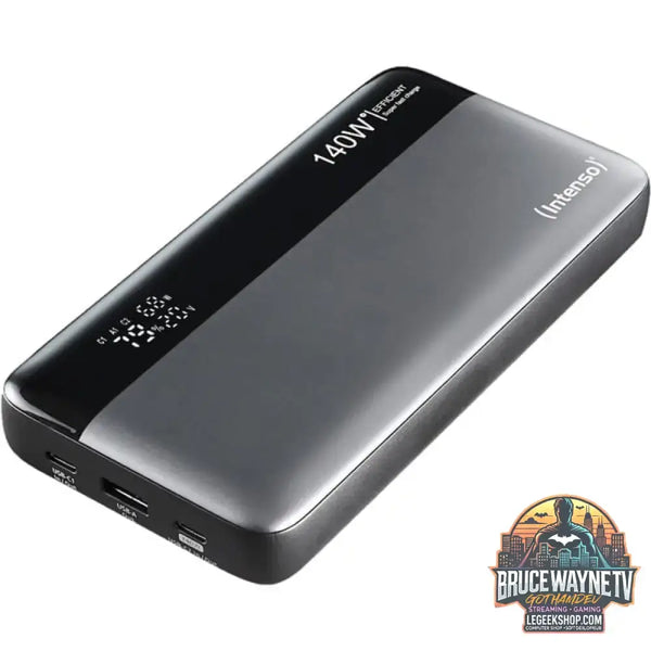 Intenso Powerbank HE25000 grau/schwarz, 25.000 mAh, PD 3.1, Quick Charge 3.0 - Stromquelle: Steckdose, USB-C