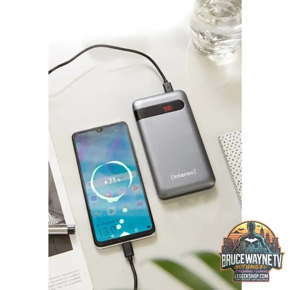Intenso Powerbank PD10000 anthrazit, 10.000 mAh - Stromquelle: USB-C, Micro-USB - vue 7