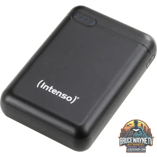 Intenso Powerbank XS10000 schwarz, 10.000 mAh - Stromquelle: USB-C, Micro-USB