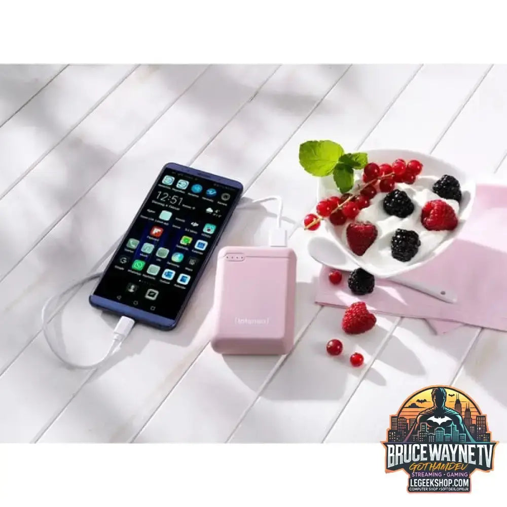 Intenso Powerbank XS10000 rosa, 10.000 mAh - Stromquelle: USB-C, Micro-USB - vue 8