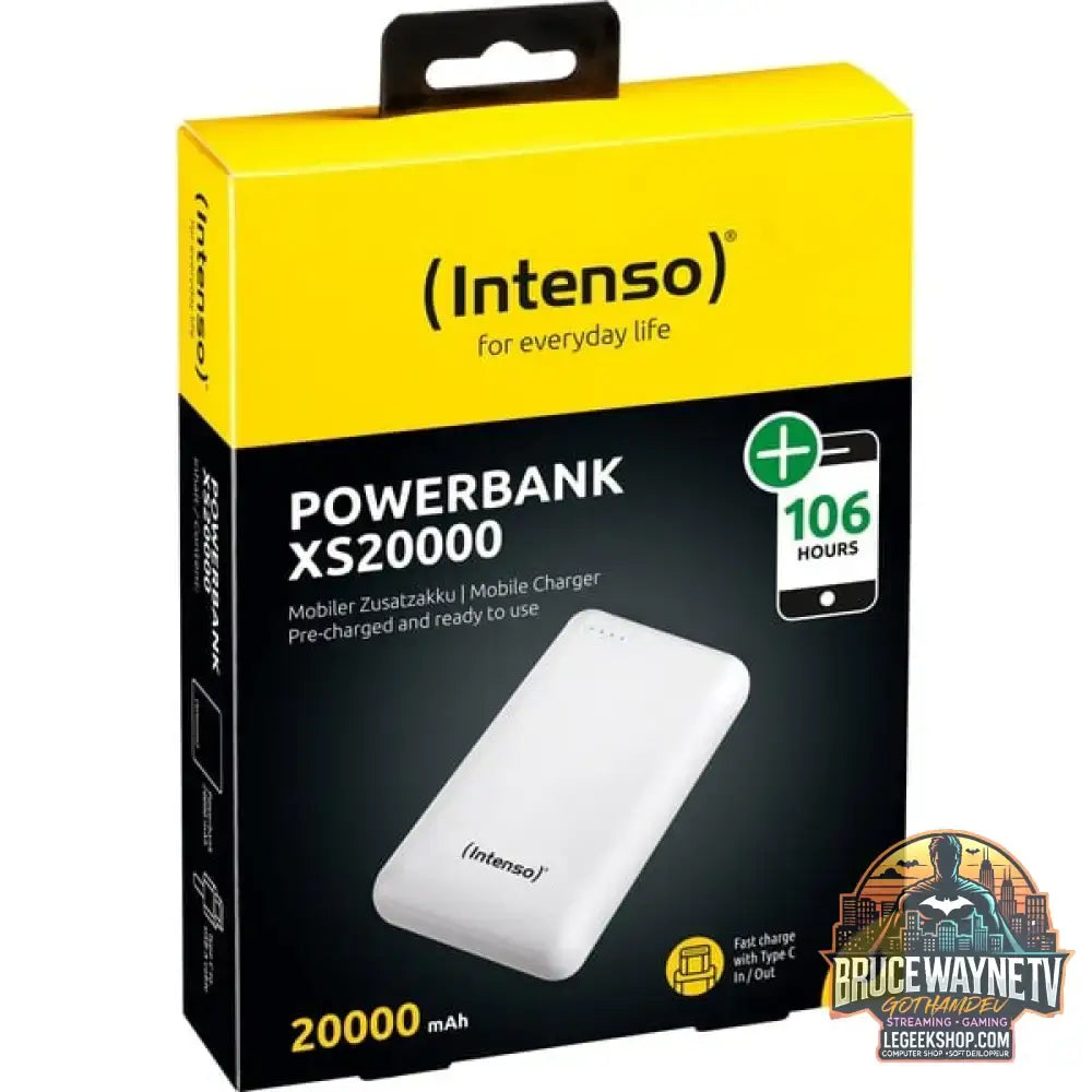 Intenso Powerbank XS20000 weiß, 20.000 mAh - Stromquelle: USB-C, Micro-USB - vue 5