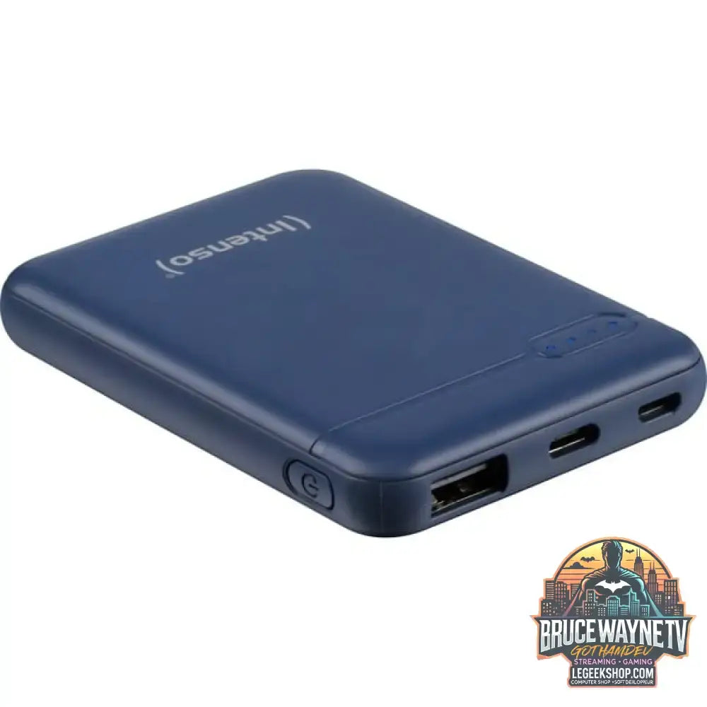 Intenso Powerbank XS5000 blau, 5.000 mAh - Stromquelle: USB-C, Micro-USB - vue 2