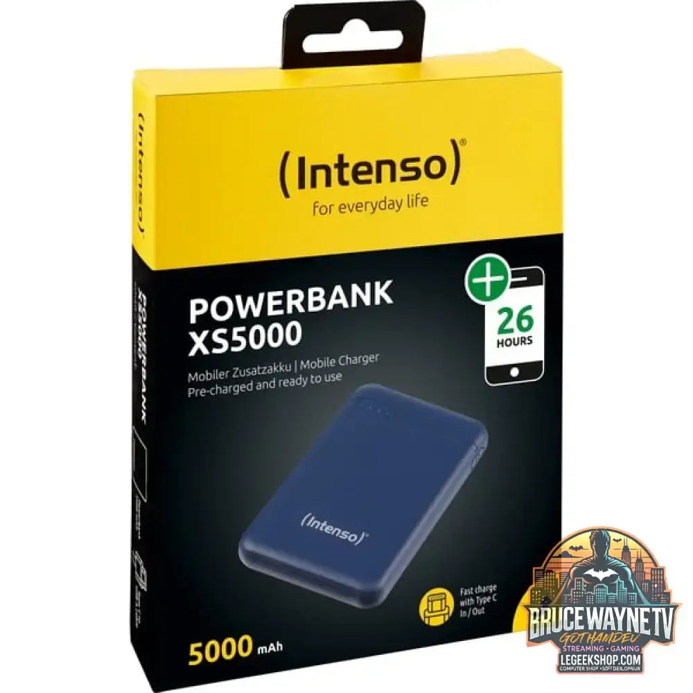 Intenso Powerbank XS5000 blau, 5.000 mAh - Stromquelle: USB-C, Micro-USB - vue 5