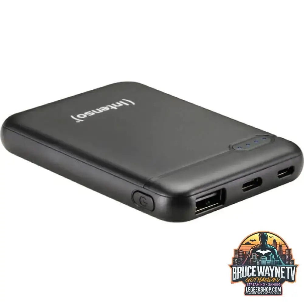 Intenso Powerbank XS5000 schwarz, 5.000 mAh - Stromquelle: USB-C, Micro-USB - vue 2