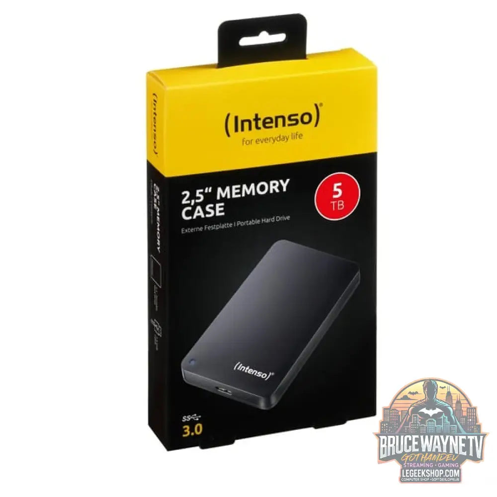Intenso Memory Case 5 TB, Externe Festplatte noir, extern, Micro-USB-B 3.2 Gen 1 (5 Gbit/s) - Intenso - vue 3