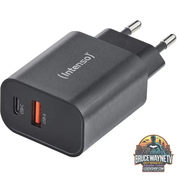 Intenso Power Adapter W30AC, Ladegerät schwarz, 30W - Intenso